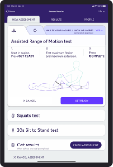 The user returned automatically to the original test tab after re-alignment